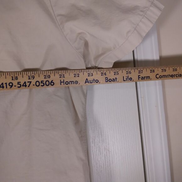 Harley-Davidson shirt mens XL Xlarge ivory motorcycle graphic button short sl - Picture 6 of 10